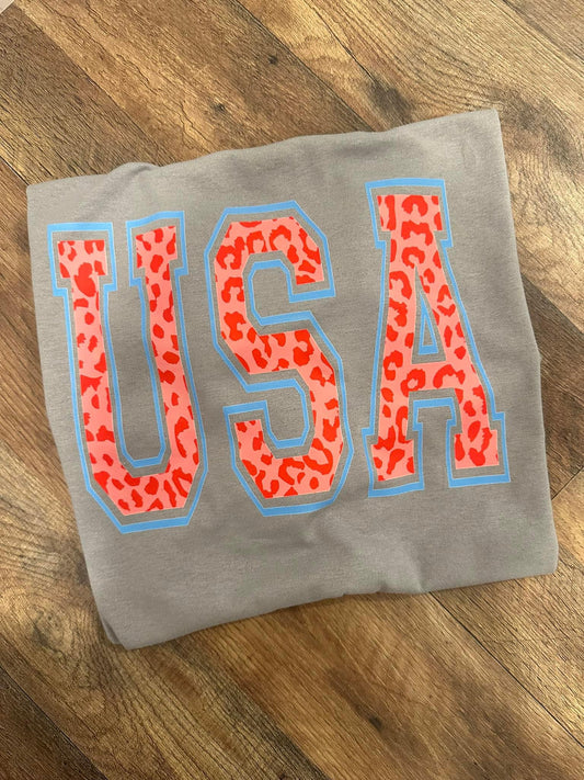 USA Cheetah Tee