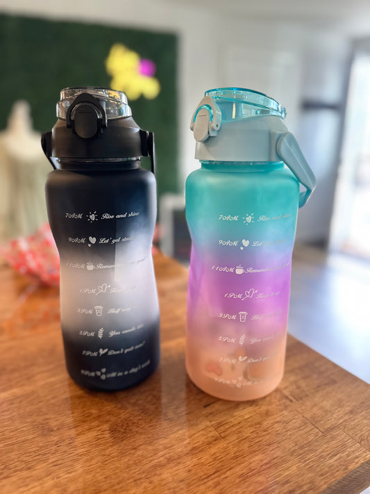 Water Bottles with Straw