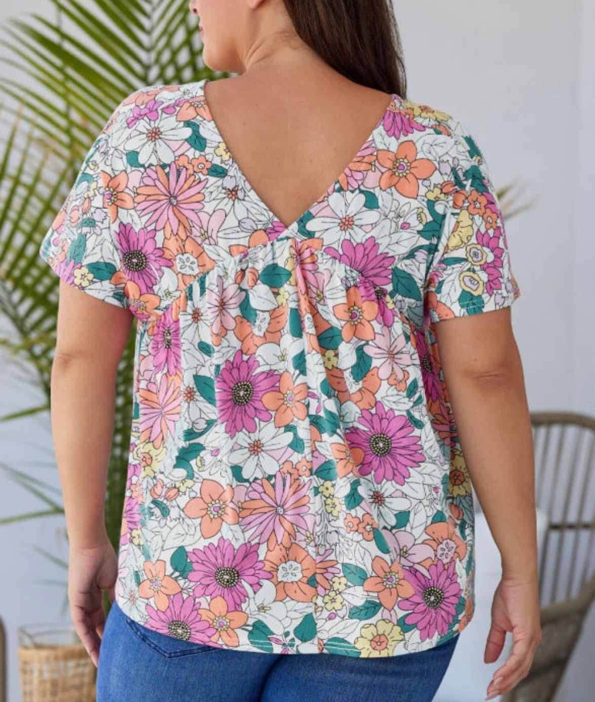 Floral Flowy Top