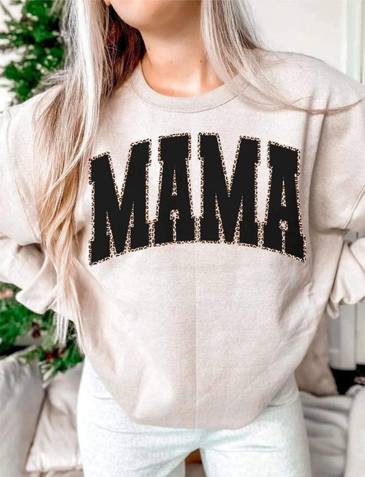 Leopard Mama Crewneck