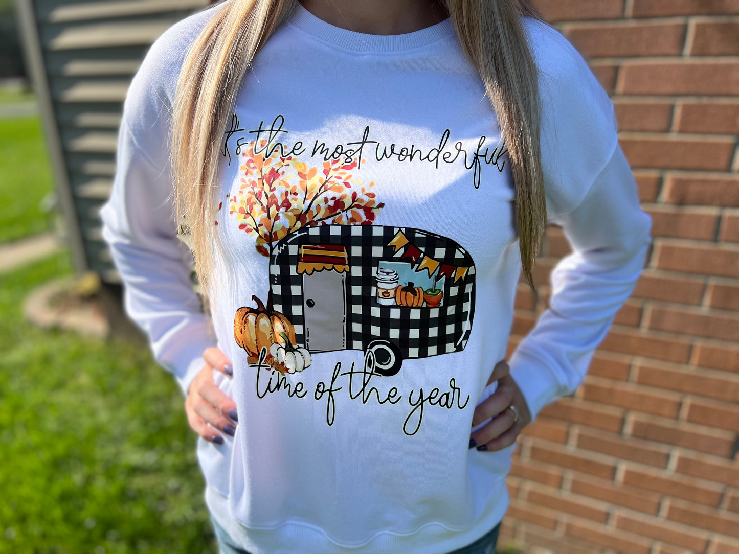 “It’s the most wonderful time of the year” Fall crewneck